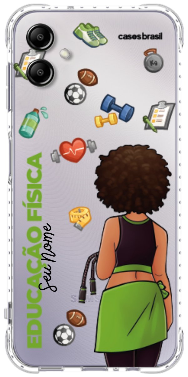Capinha para celular Educação Física - Boneca Profissão