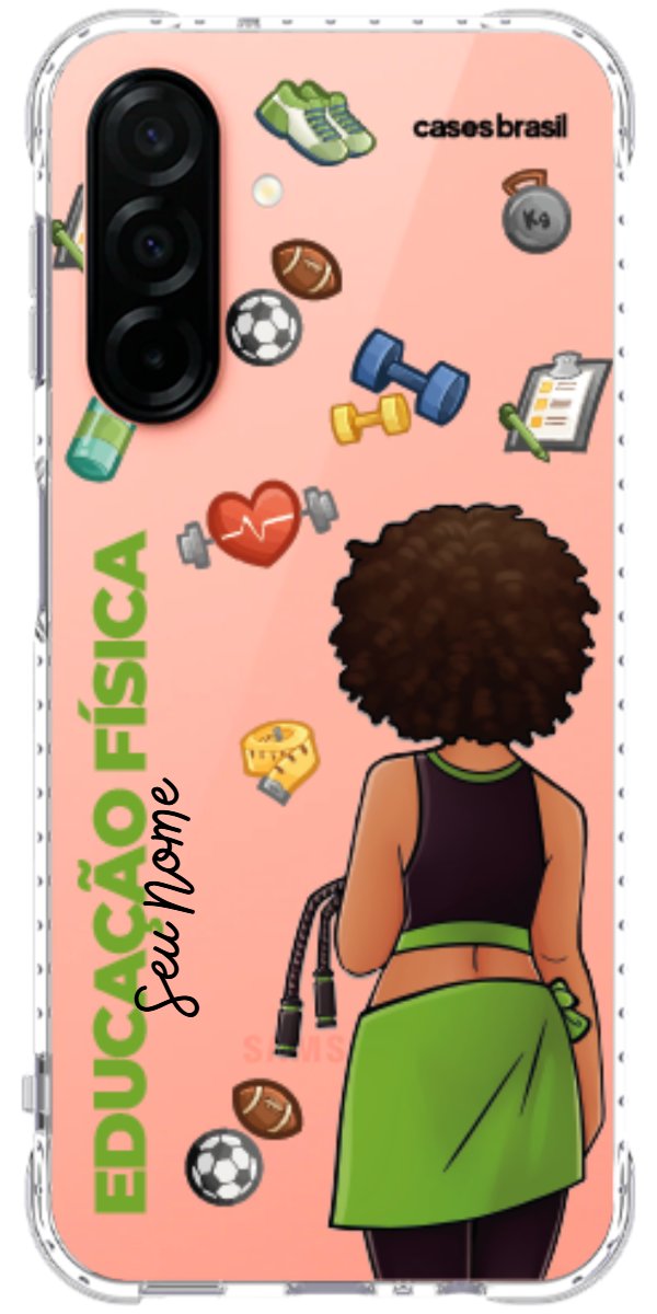 Capinha para celular Educação Física - Boneca Profissão