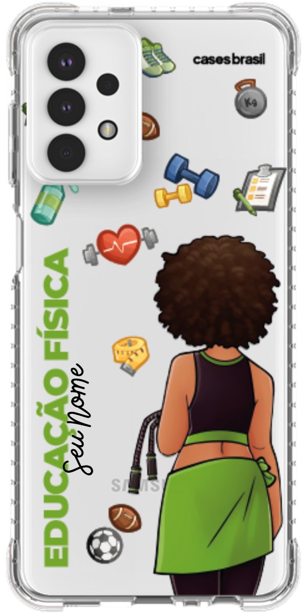 Capinha para celular Educação Física - Boneca Profissão
