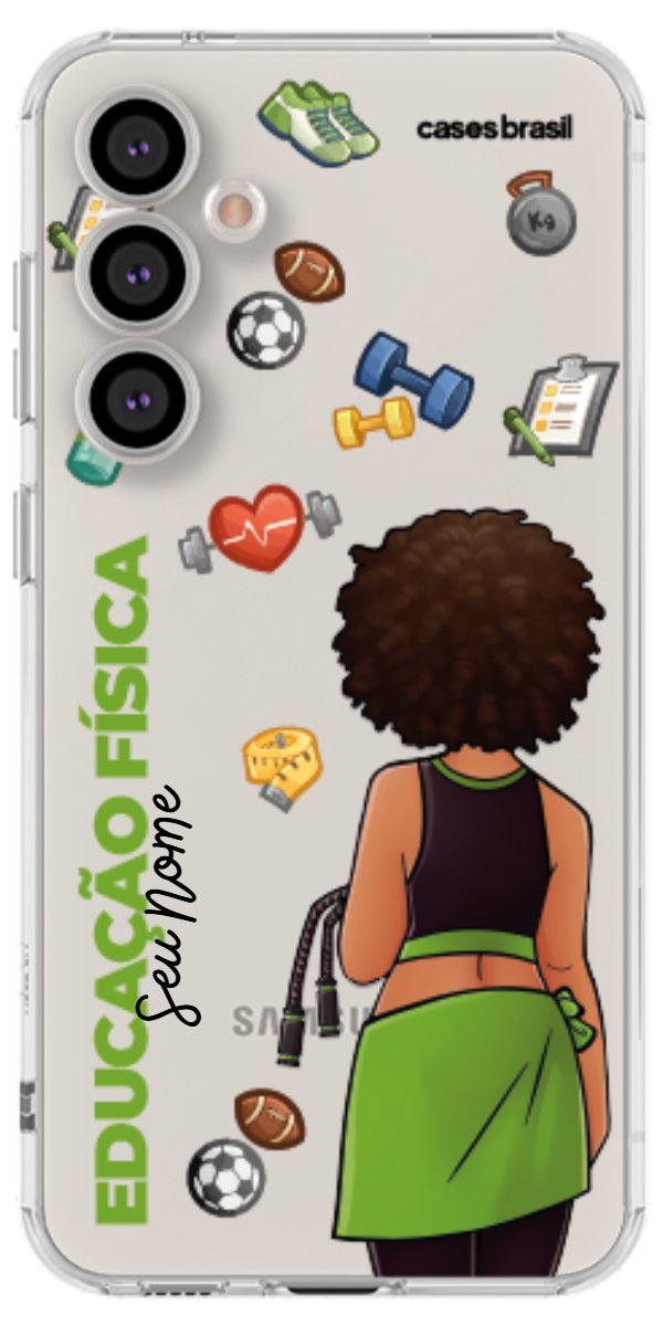 Capinha para celular Educação Física - Boneca Profissão