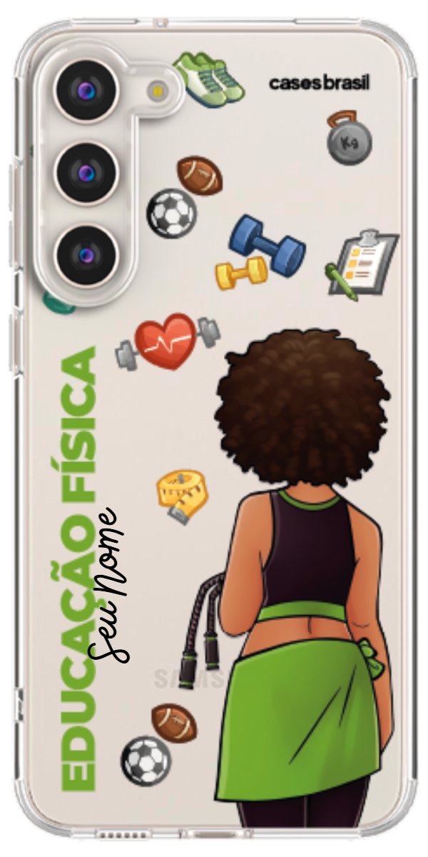 Capinha para celular Educação Física - Boneca Profissão