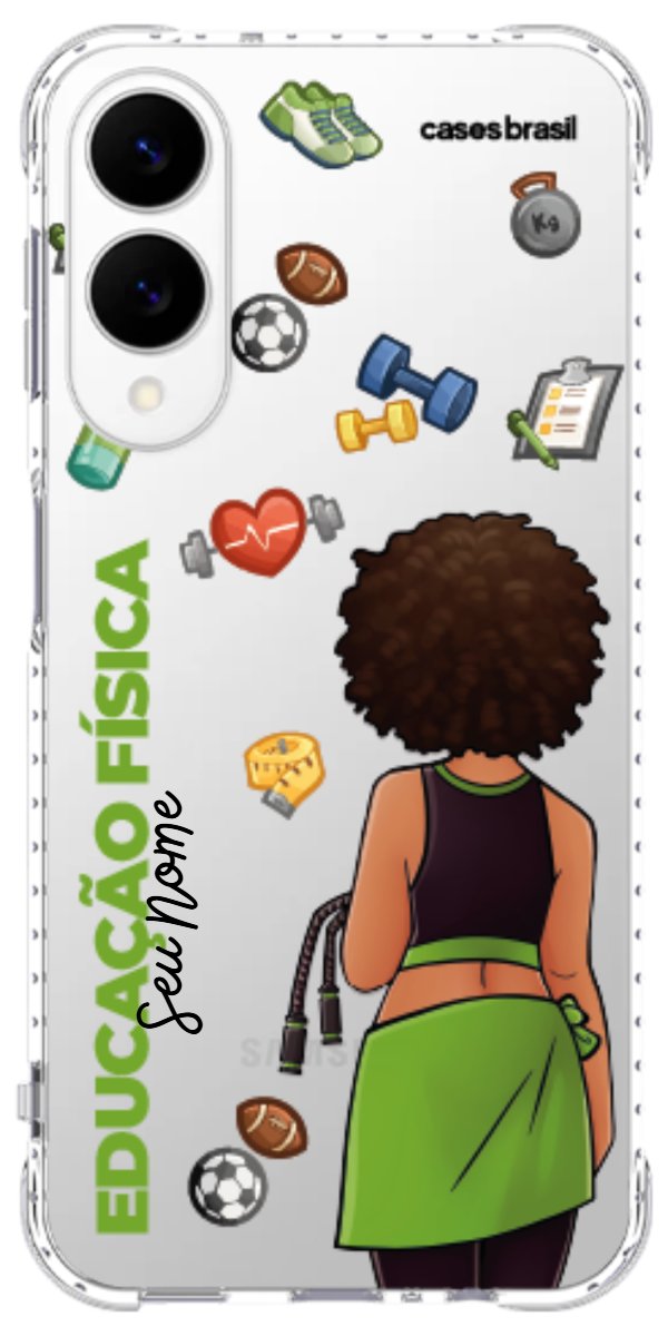 Capinha para celular Educação Física - Boneca Profissão