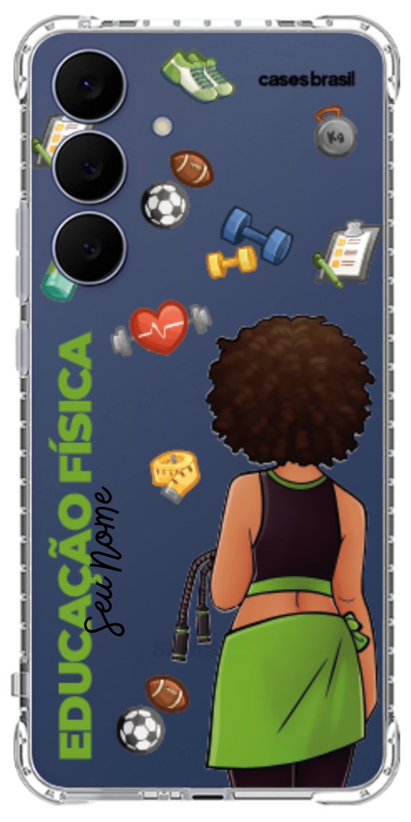 Capinha para celular Educação Física - Boneca Profissão