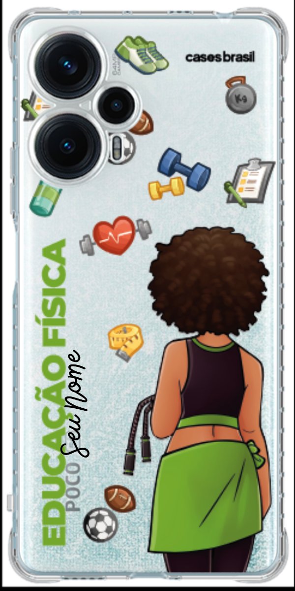 Capinha para celular Educação Física - Boneca Profissão