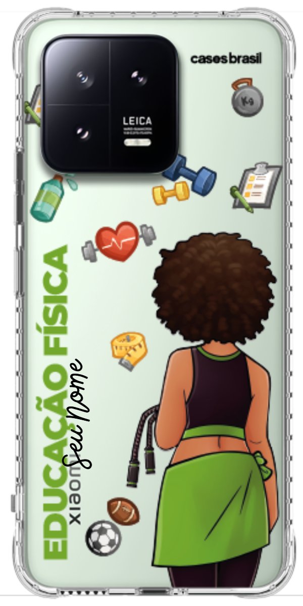 Capinha para celular Educação Física - Boneca Profissão