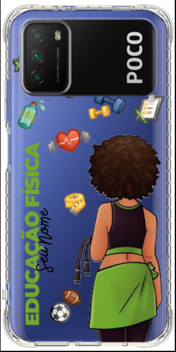 Capinha para celular Educação Física - Boneca Profissão