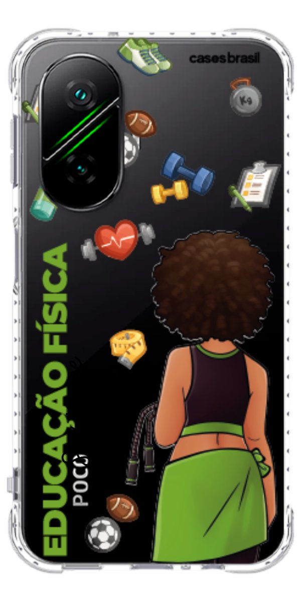 Capinha para celular Educação Física - Boneca Profissão