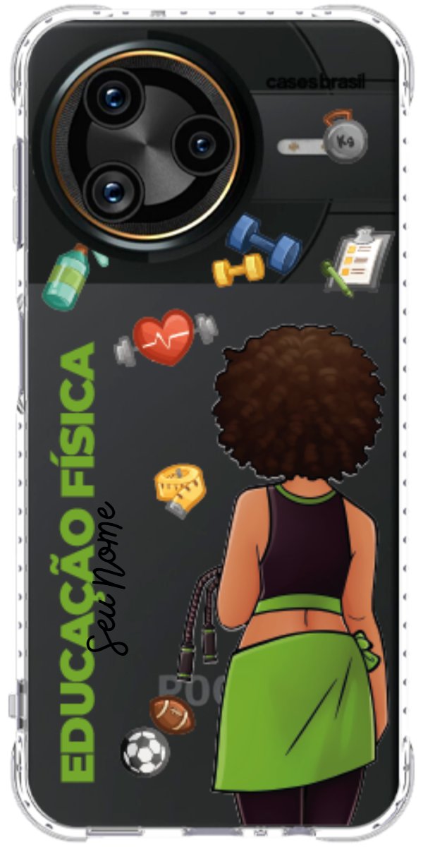 Capinha para celular Educação Física - Boneca Profissão
