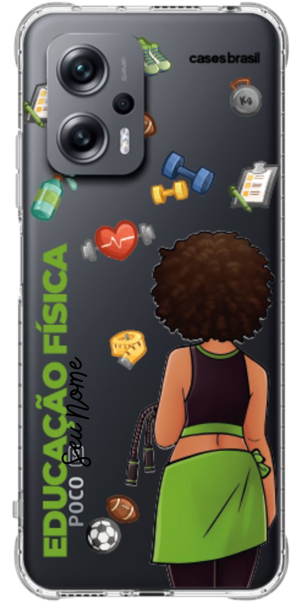 Capinha para celular Educação Física - Boneca Profissão
