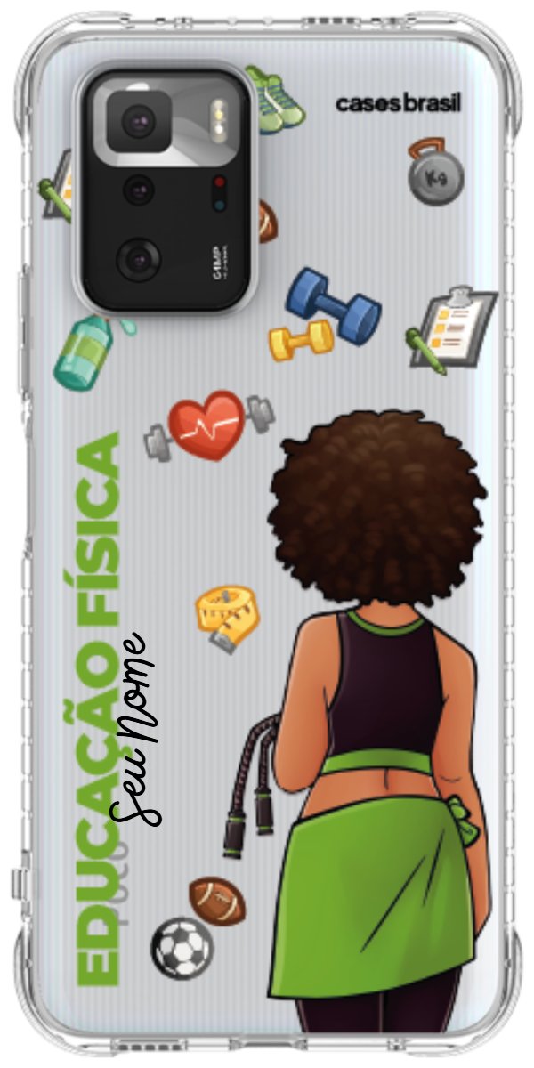 Capinha para celular Educação Física - Boneca Profissão
