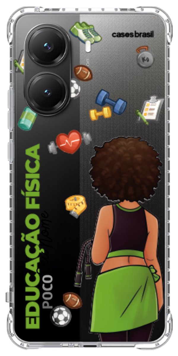 Capinha para celular Educação Física - Boneca Profissão