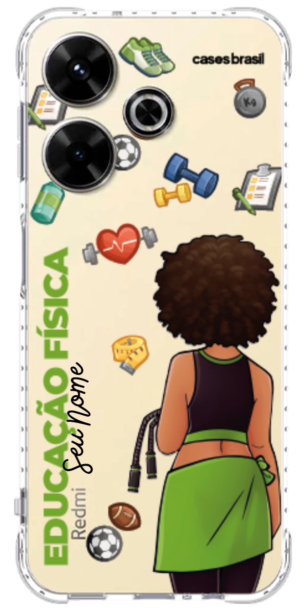 Capinha para celular Educação Física - Boneca Profissão