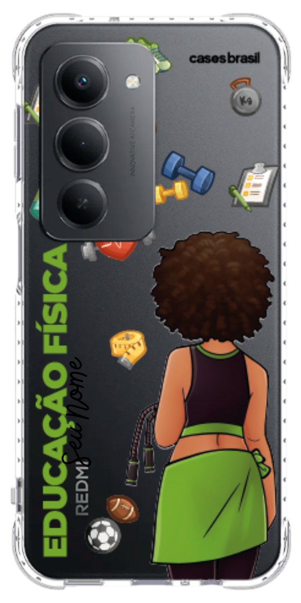 Capinha para celular Educação Física - Boneca Profissão