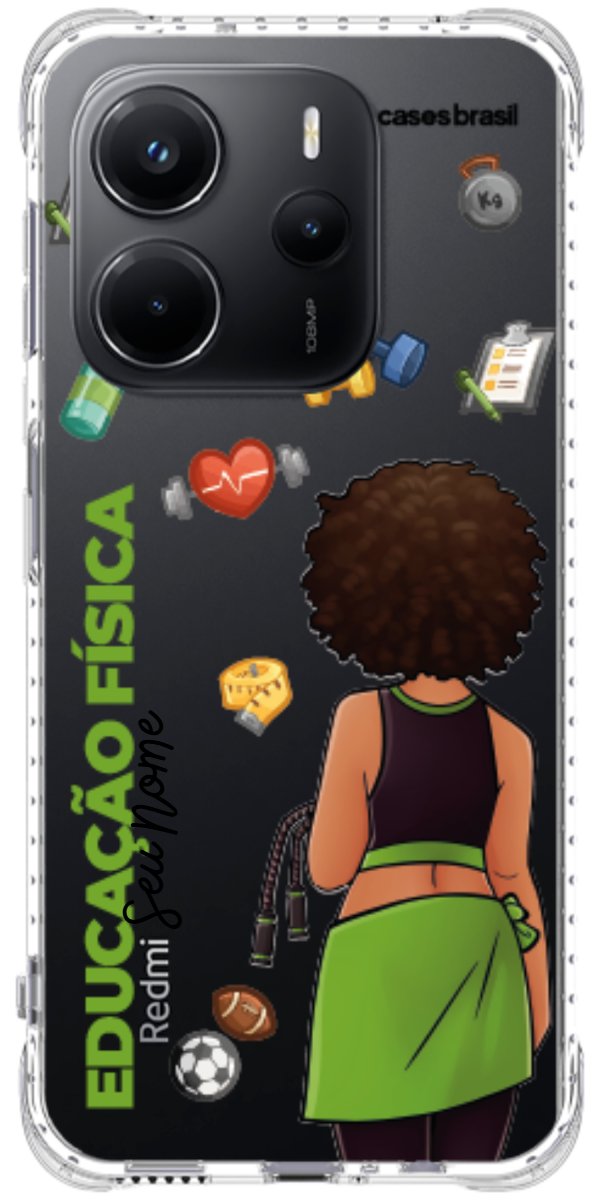 Capinha para celular Educação Física - Boneca Profissão