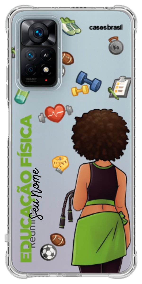 Capinha para celular Educação Física - Boneca Profissão