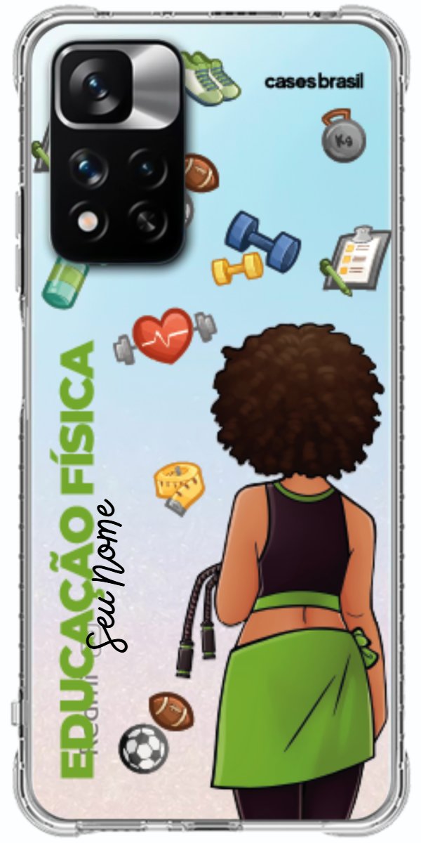 Capinha para celular Educação Física - Boneca Profissão