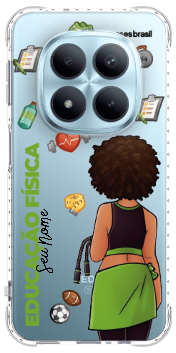 Capinha para celular Educação Física - Boneca Profissão