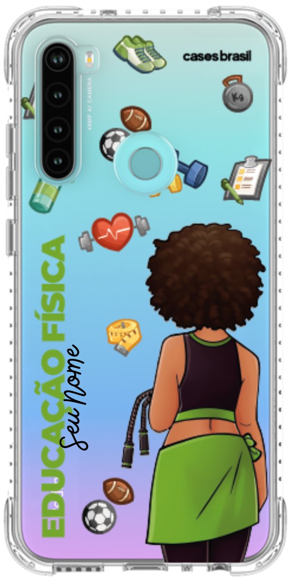 Capinha para celular Educação Física - Boneca Profissão