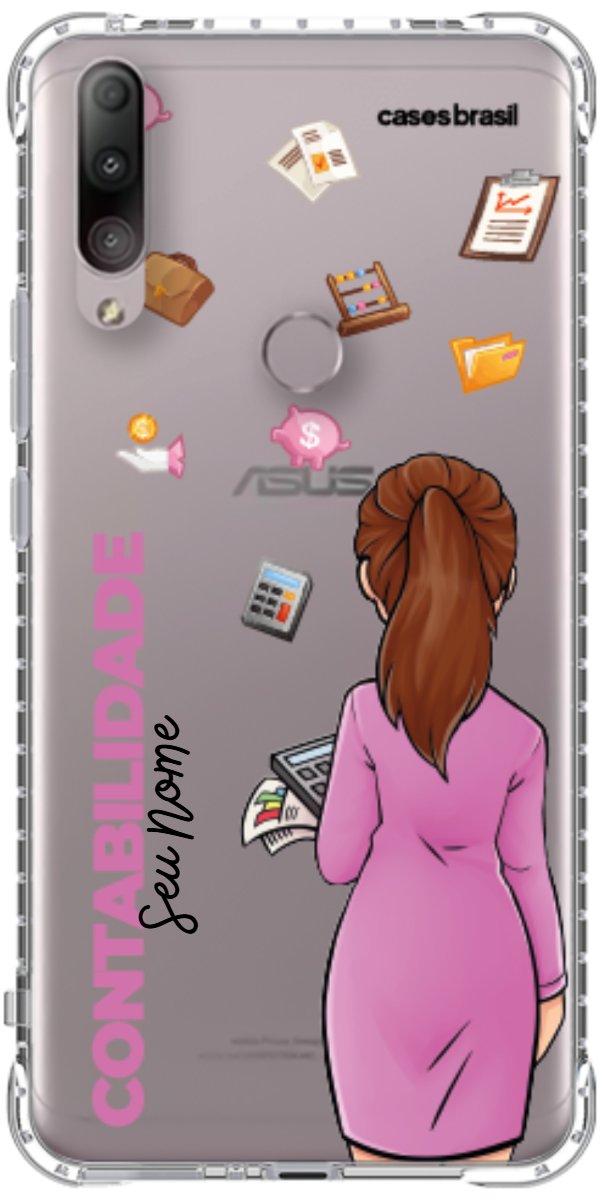 Capinha para Celular Contabilidade - Boneca Profissão
