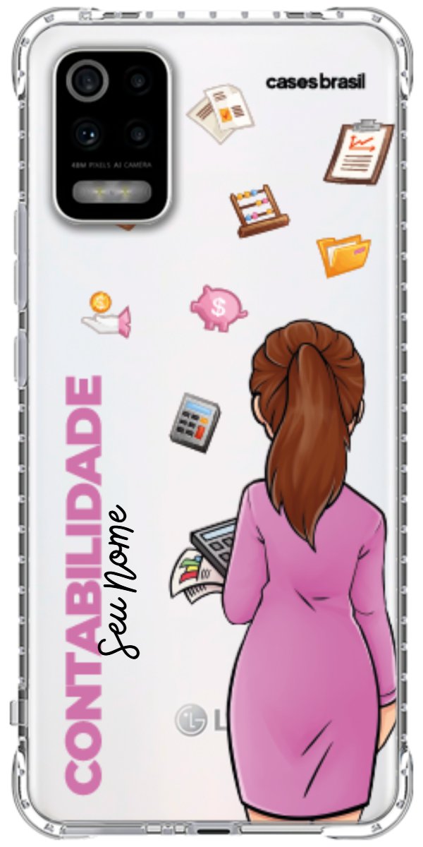 Capinha para Celular Contabilidade - Boneca Profissão