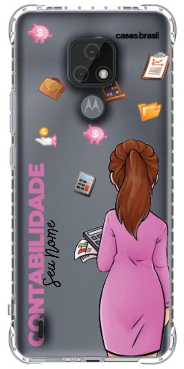 Capinha para Celular Contabilidade - Boneca Profissão