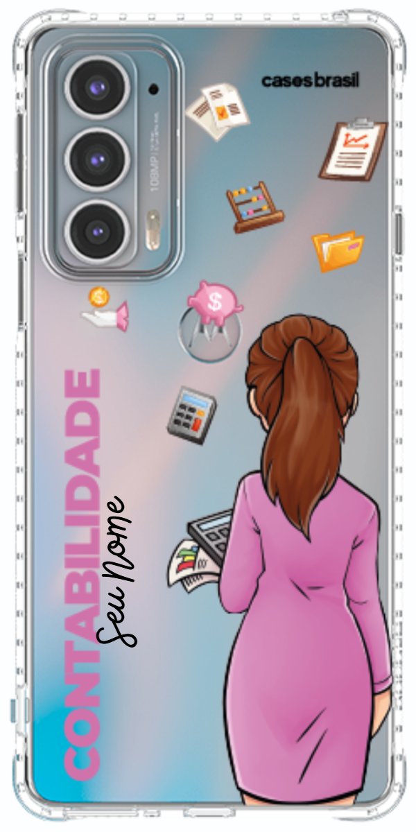 Capinha para Celular Contabilidade - Boneca Profissão