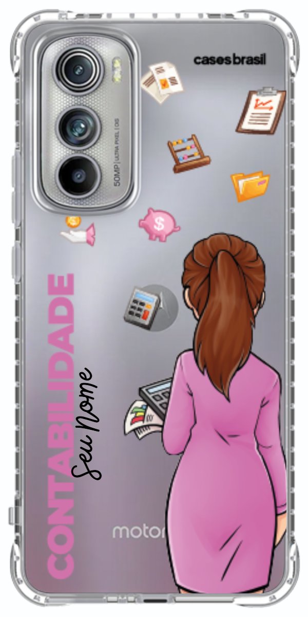 Capinha para Celular Contabilidade - Boneca Profissão