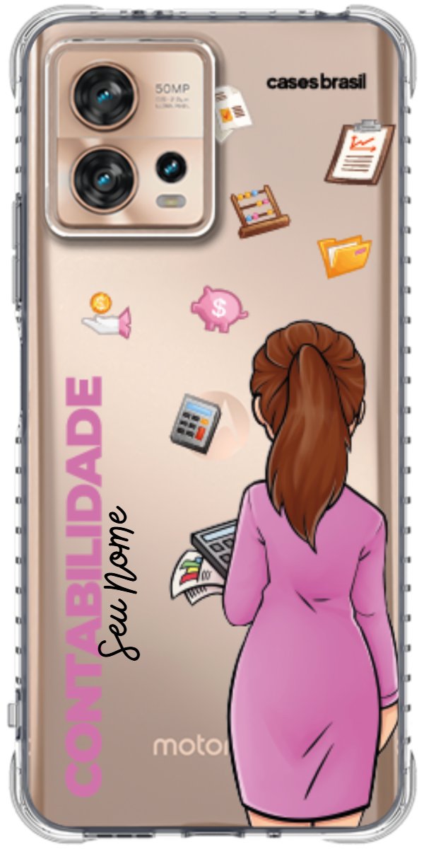 Capinha para Celular Contabilidade - Boneca Profissão