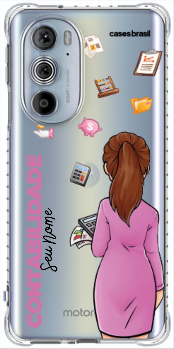 Capinha para Celular Contabilidade - Boneca Profissão