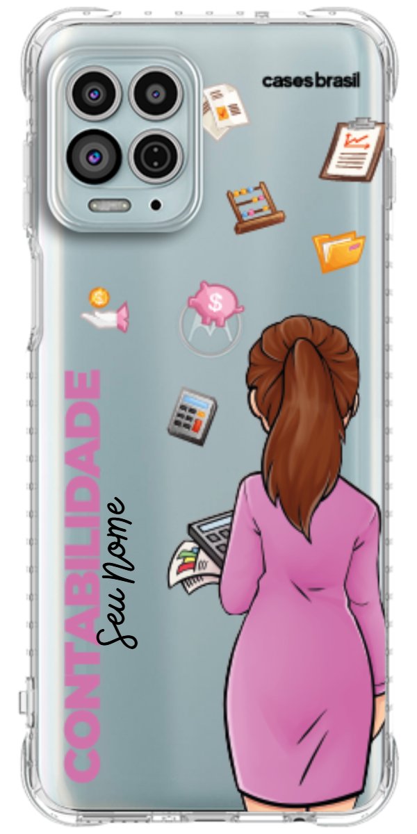 Capinha para Celular Contabilidade - Boneca Profissão