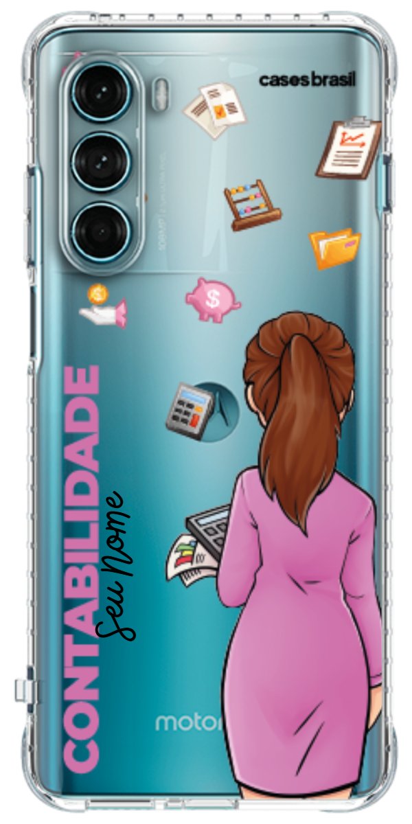 Capinha para Celular Contabilidade - Boneca Profissão