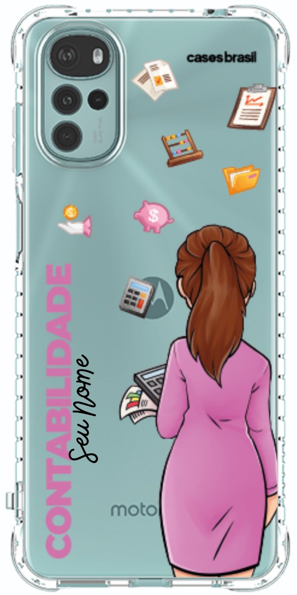 Capinha para Celular Contabilidade - Boneca Profissão