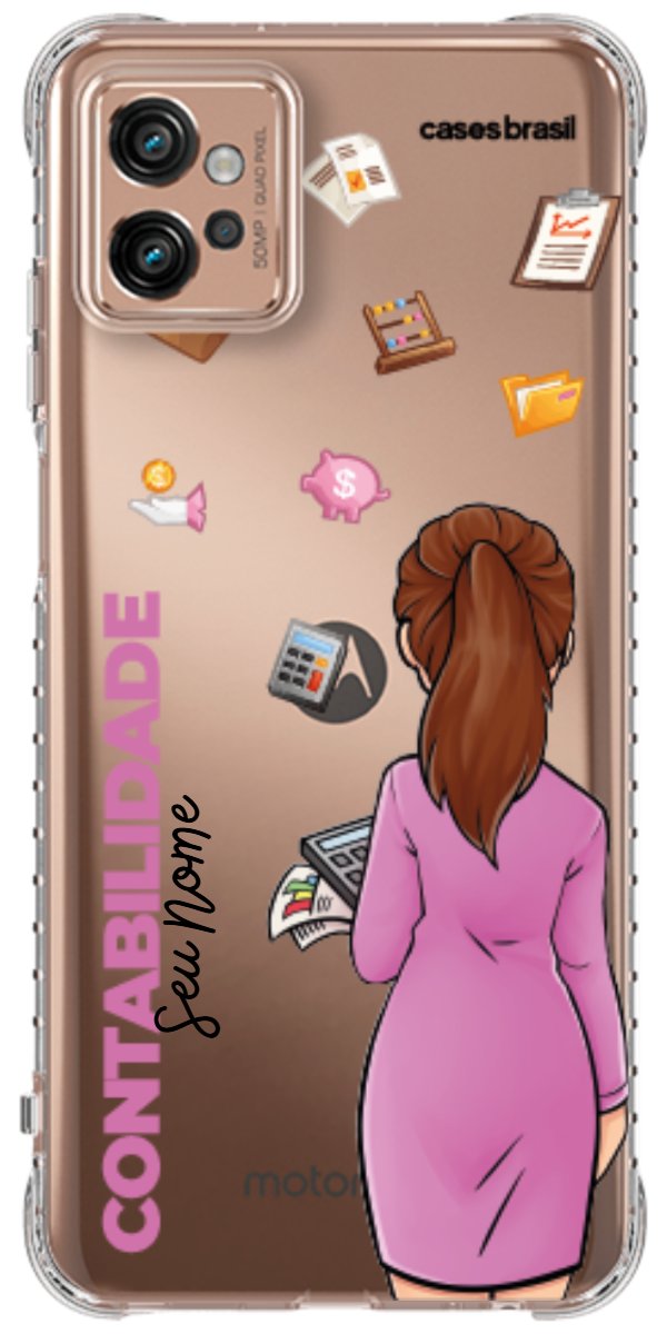 Capinha para Celular Contabilidade - Boneca Profissão