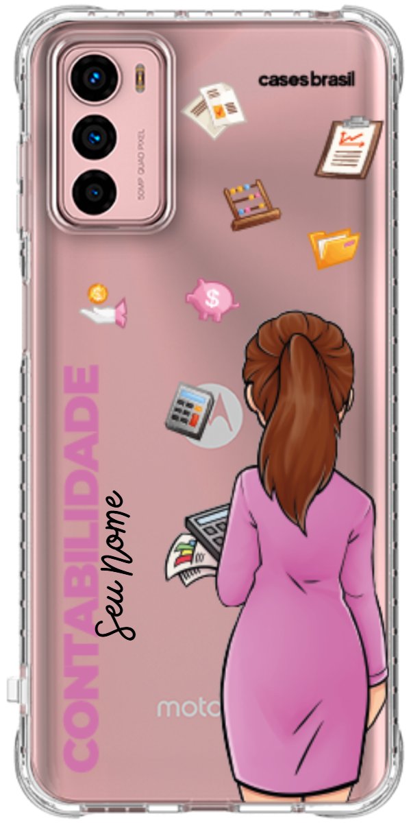Capinha para Celular Contabilidade - Boneca Profissão
