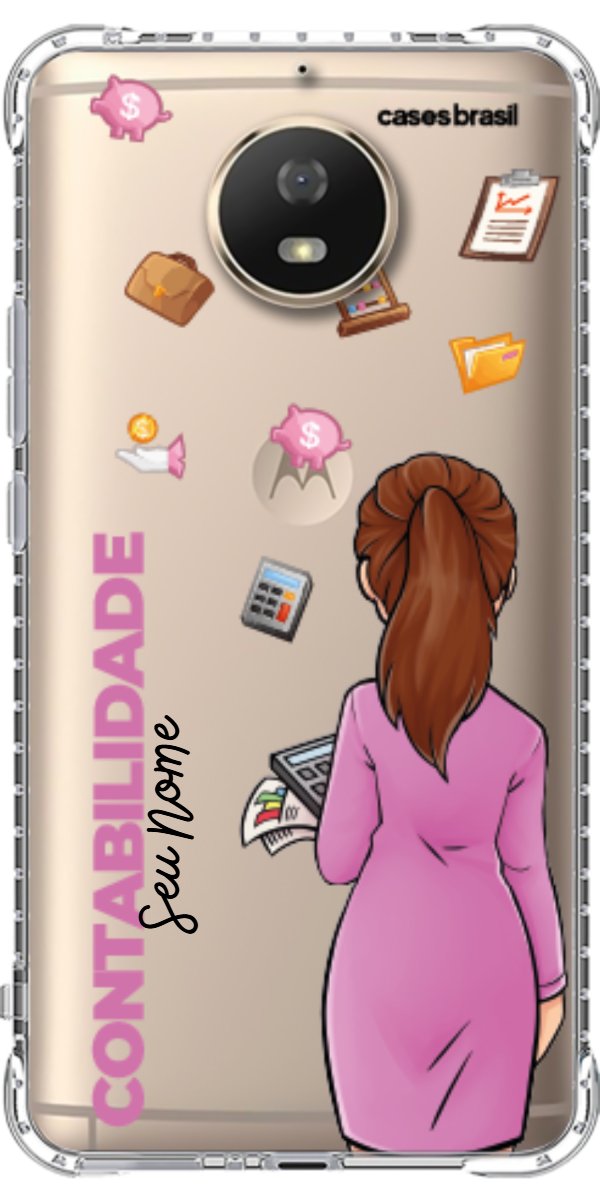Capinha para Celular Contabilidade - Boneca Profissão