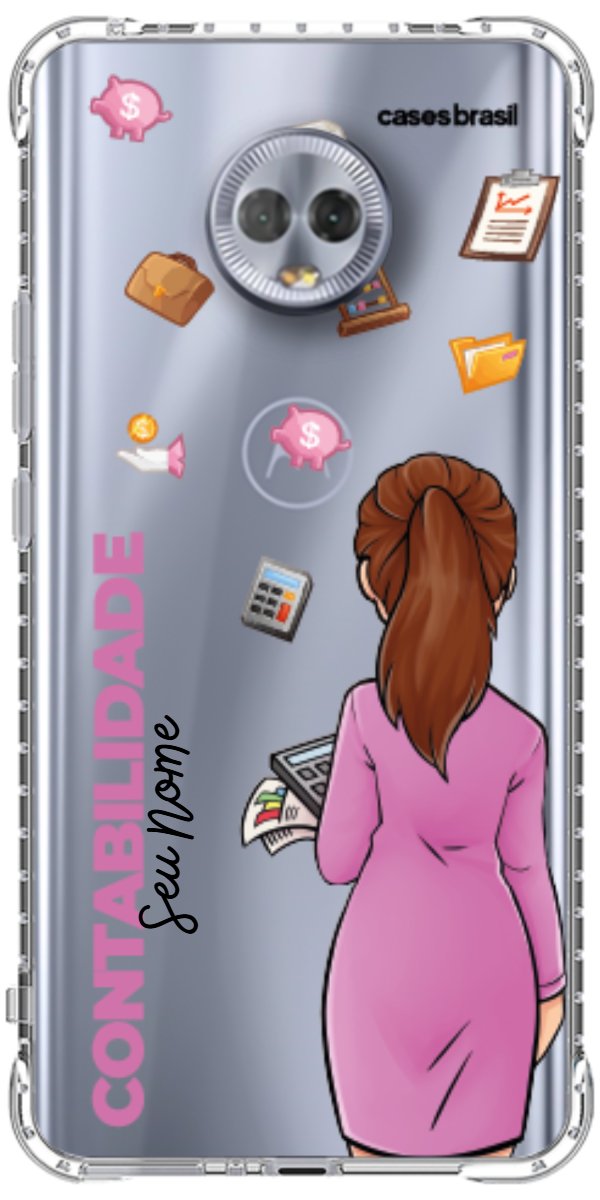 Capinha para Celular Contabilidade - Boneca Profissão