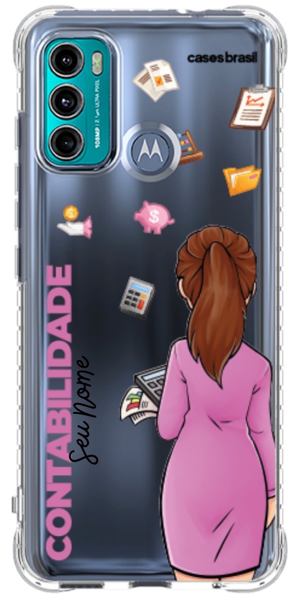 Capinha para Celular Contabilidade - Boneca Profissão
