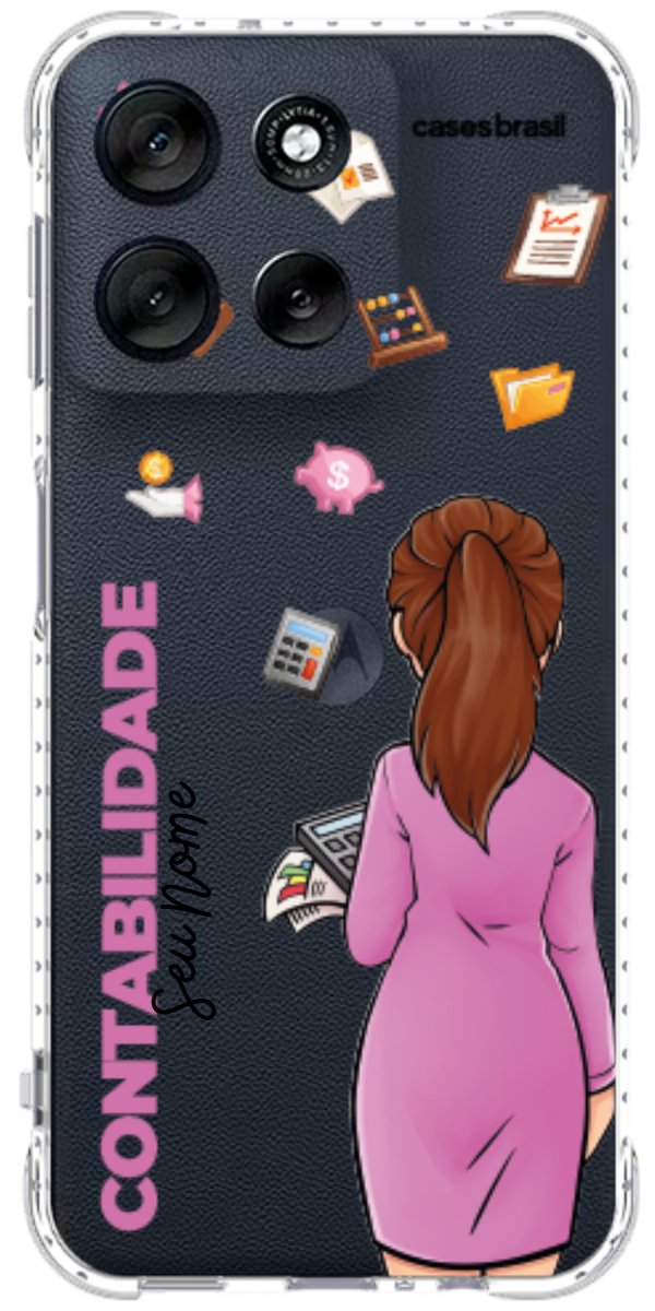 Capinha para Celular Contabilidade - Boneca Profissão