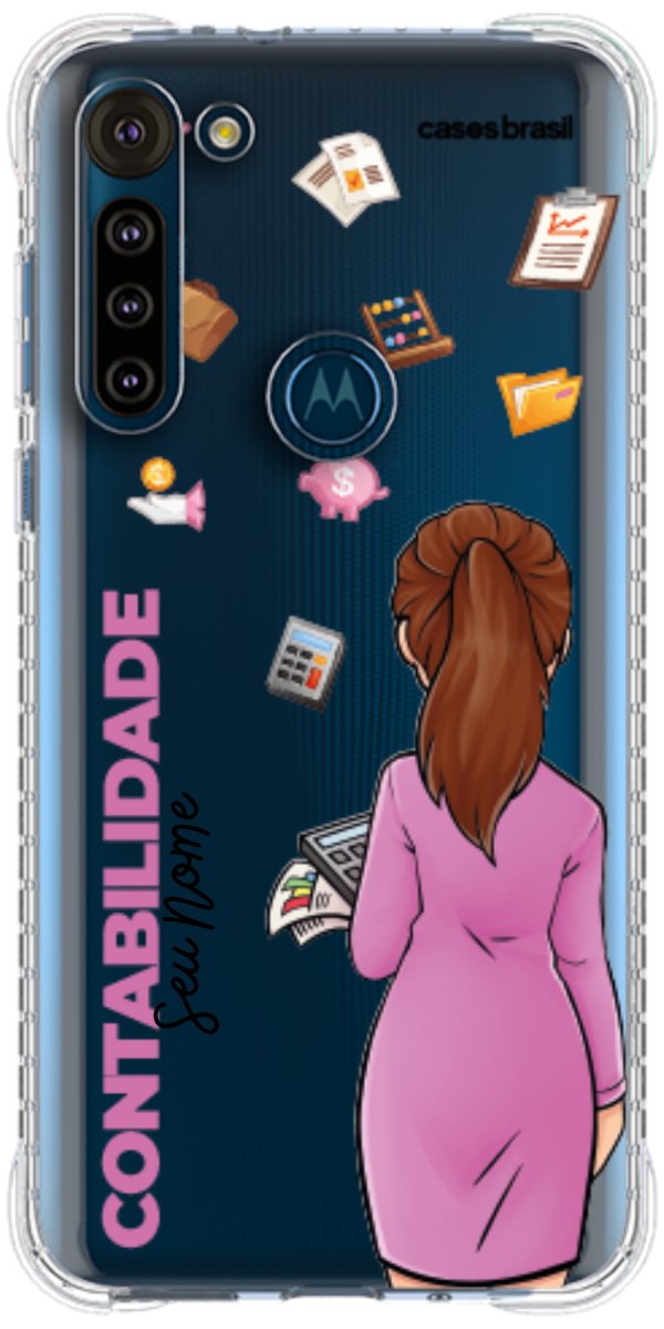 Capinha para Celular Contabilidade - Boneca Profissão