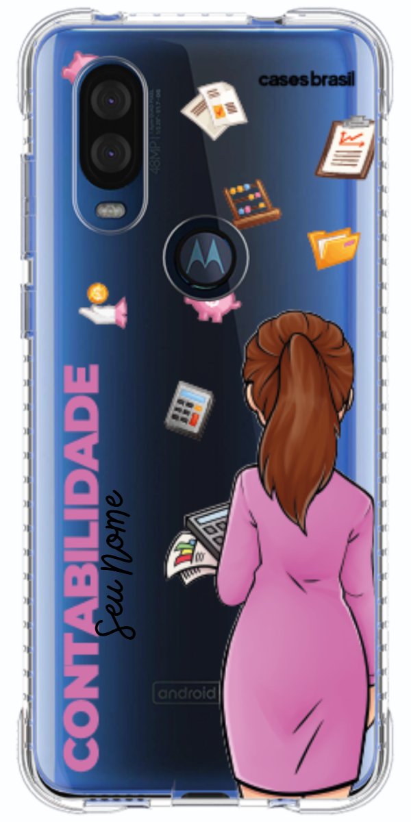 Capinha para Celular Contabilidade - Boneca Profissão