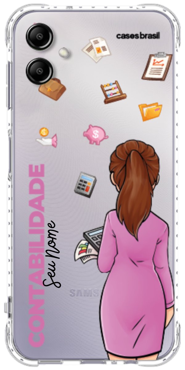 Capinha para Celular Contabilidade - Boneca Profissão