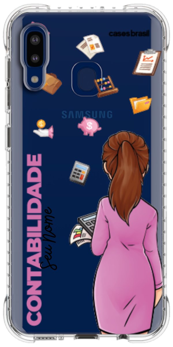 Capinha para Celular Contabilidade - Boneca Profissão