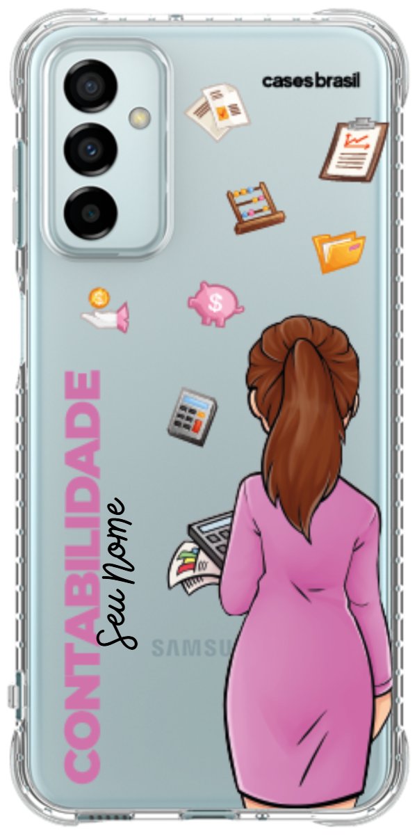 Capinha para Celular Contabilidade - Boneca Profissão