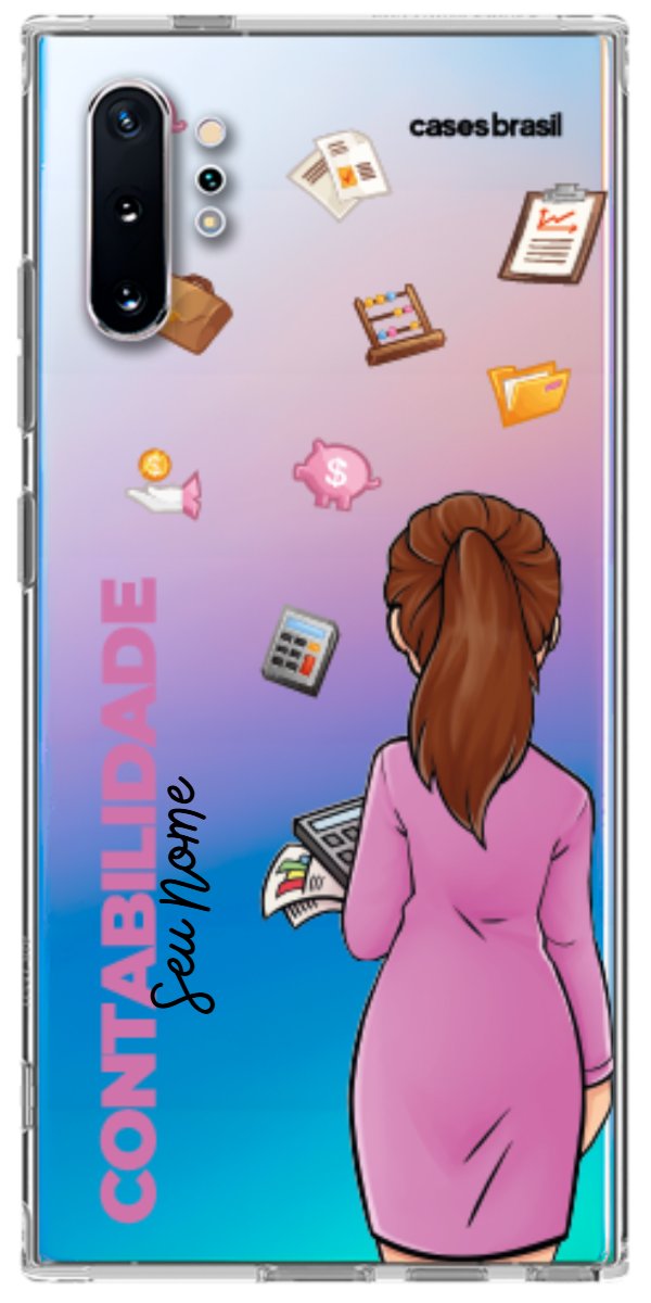 Capinha para Celular Contabilidade - Boneca Profissão