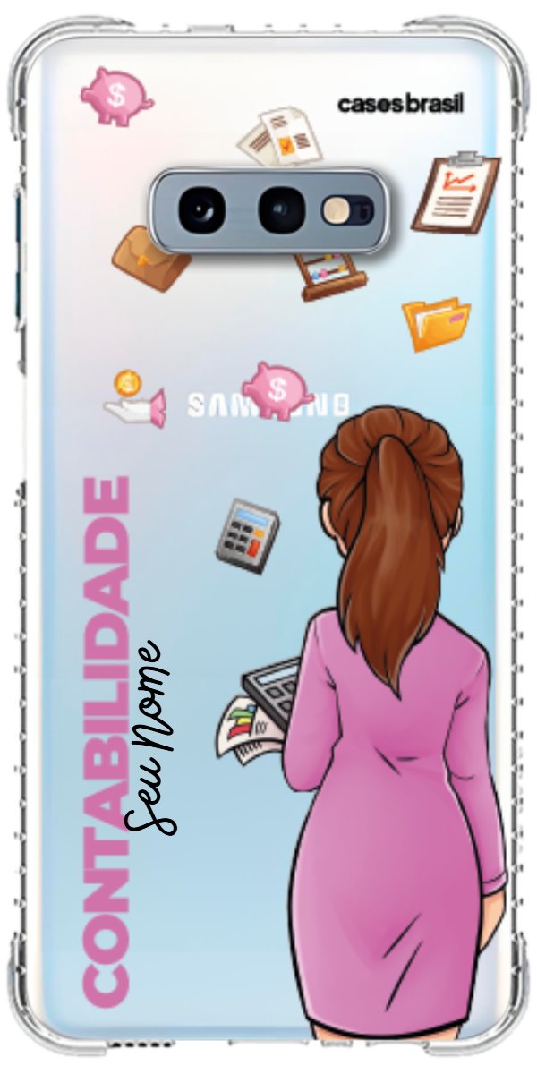 Capinha para Celular Contabilidade - Boneca Profissão