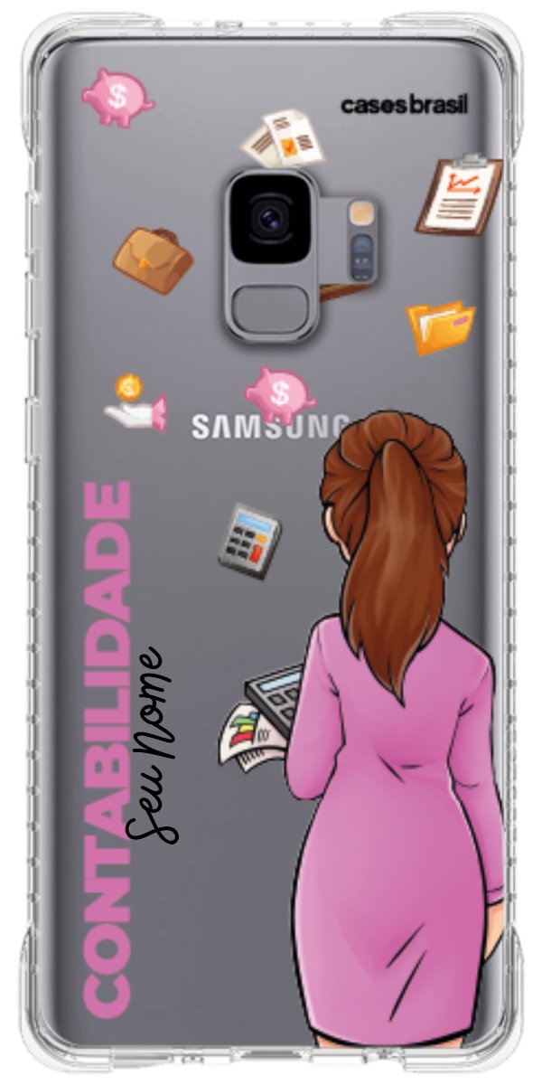Capinha para Celular Contabilidade - Boneca Profissão