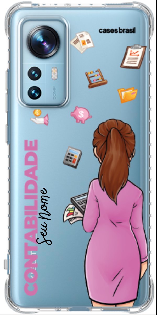 Capinha para Celular Contabilidade - Boneca Profissão