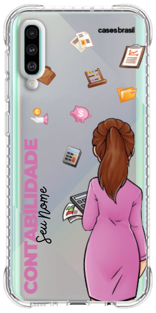 Capinha para Celular Contabilidade - Boneca Profissão