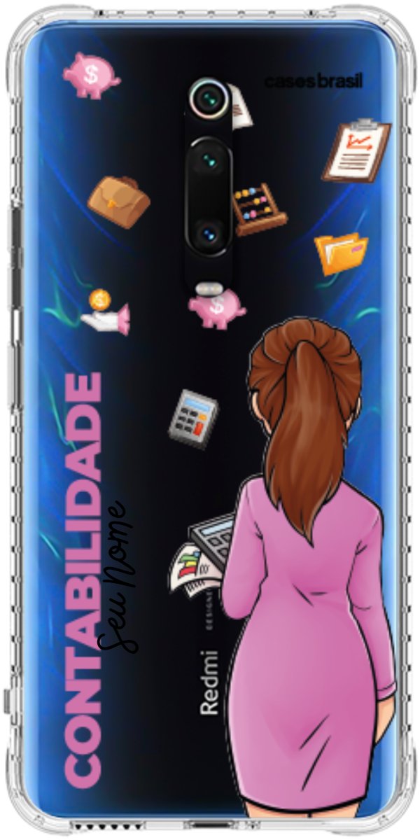 Capinha para Celular Contabilidade - Boneca Profissão