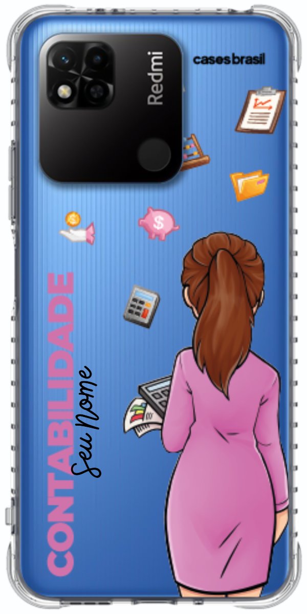Capinha para Celular Contabilidade - Boneca Profissão